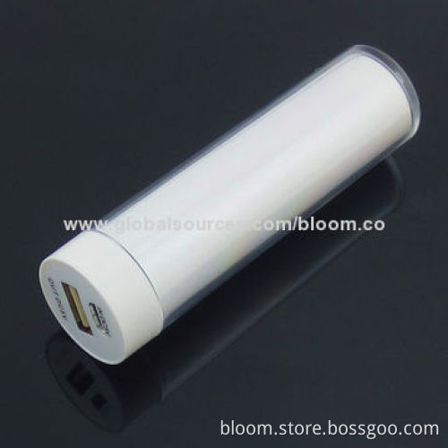 Cylinder 2,200mAh Power Bank Cases for iPhone/iPad/iPod, with CE/FCC/RoHS Mark